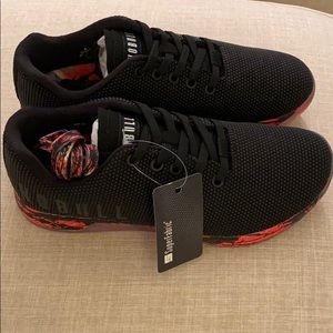 NWT NoBull Project Artwork Black Orange Trainers 8